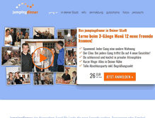 Tablet Screenshot of jumpingdinner.de